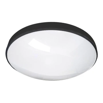 LED Плафон за баня CIRCLE LED/12W/230V 4000K Ø 25 см IP44 черен