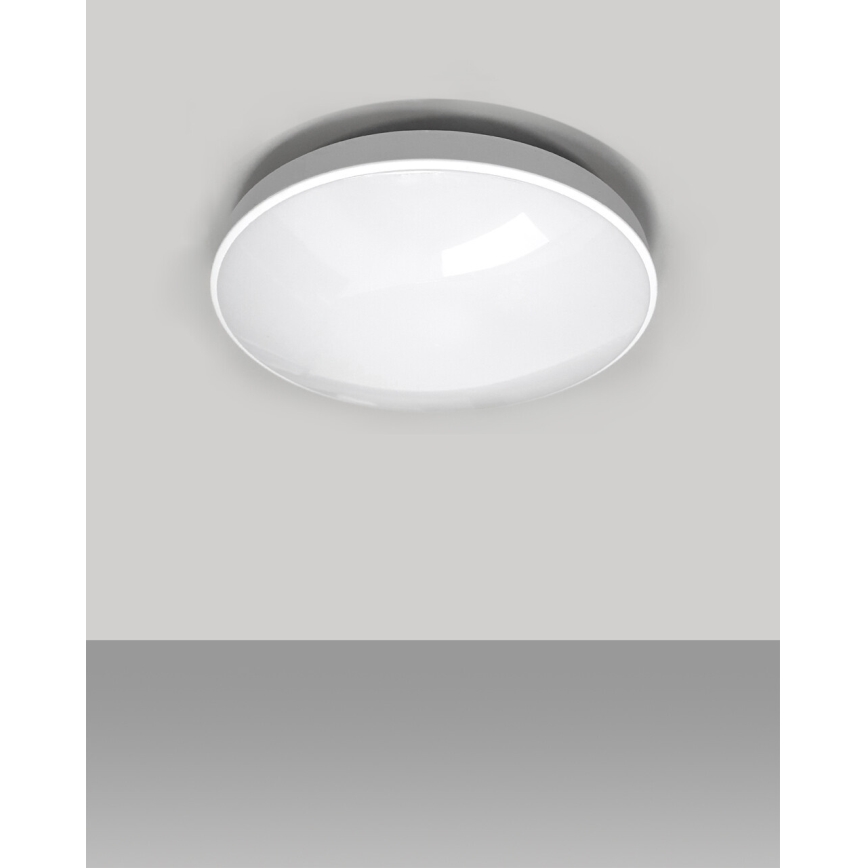 LED Плафон за баня CIRCLE LED/18W/230V 4000K Ø 30 см IP44 бял