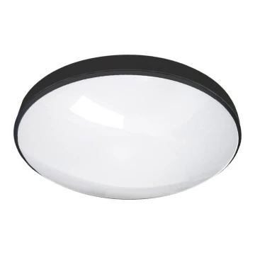 LED Плафон за баня CIRCLE LED/18W/230V 4000K Ø 30 см IP44 черен