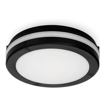 LED Плафон за баня LED/12W/230V 3000/4000/6500K IP65 Ø 20 см черен