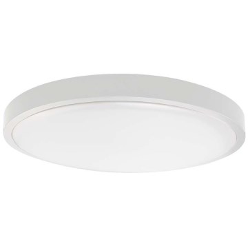 LED Плафон за баня LED/24W/230V IP44 3000K Ø 29 см бял