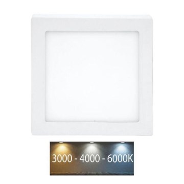 LED Плафон за баня RAFA LED/18W/230V 3000/4000/6000K 22x22 см IP44 бял