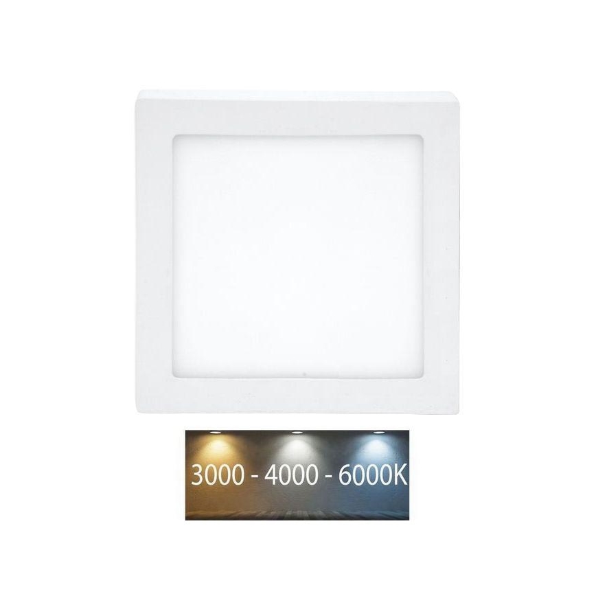 LED Плафон за баня RAFA LED/18W/230V 3000/4000/6000K 22x22 см IP44 бял