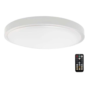 LED Плафон за баня със сензор LED/18W/230V 3000K IP44 бял + дистанционно управление