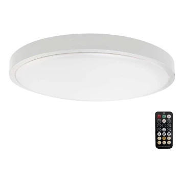 LED Плафон за баня със сензор LED/18W/230V 6500K IP44 бял + дистанционно управление