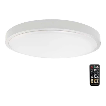 LED Плафон за баня със сензор LED/24W/230V 3000K IP44 бял + дистанционно управление