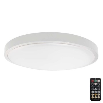 LED Плафон за баня със сензор LED/24W/230V IP44 4000K Ø 35 см бял + дистанционно управление