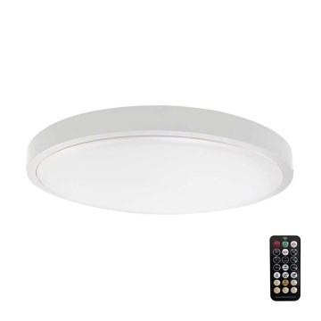 LED Плафон за баня със сензор SAMSUNG CHIP LED/18W/230V IP44 4000K Ø 29 см бял + дистанционно управление