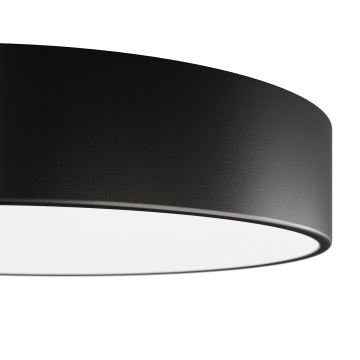 LED Плафониера CLEO LED/96W/230V 4000K Ø 80 см черен