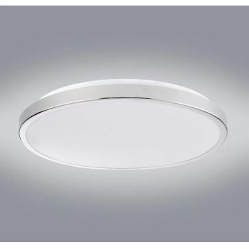 LED Плафониера KERN LED/24W/230V Ø 40 см лъскав хром