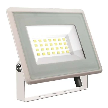 LED Прожектор LED/20W/230V 3000K IP65 бял