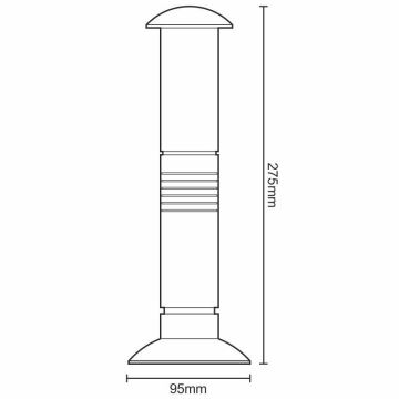 LED портативна лампа 2xLED / 1xD IPX4