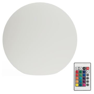 LED RGB Димируем екстериорен лампа GLOBO 1xE27/8,5W/230V Ø 30 см IP44 + дистанционно управление