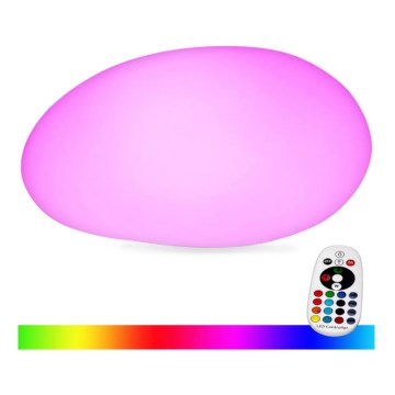 LED RGB Димируема екстериорна лампа LED/1W/230V 28см IP67 + дистанционно