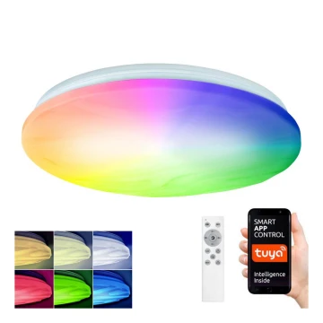LED RGB Димируема лампа WAVE LED/30W/230V Wi-Fi Tuya + дистанционно