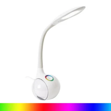 LED RGB Димируема настолна лампа LED/7W/230V бяла