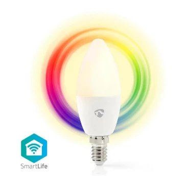 LED RGB Димируема крушка Smartlife E14/4,5W/230V Wi-Fi