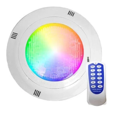 LED RGB Лампа за басейн LED/45W/12V IP68 + дистанционно управление