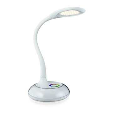LED RGB Настолна лампа COSMOS 6,5W/230V бяла