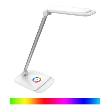 LED RGB Сензорна димируема настолна лампа LED/18W/230V + USB