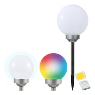 LED RGB Соларна лампа LED/0,2W/AA 1,2V/600mAh IP44