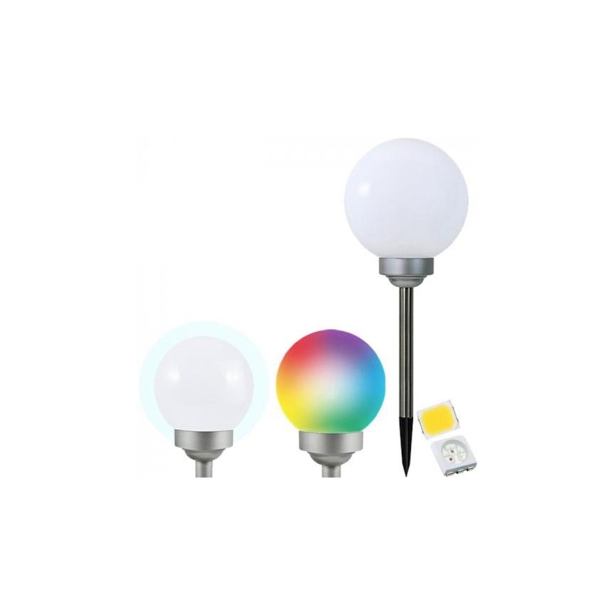 LED RGB Соларна лампа LED/0,2W/AA 1,2V/600mAh IP44