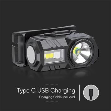 LED RGBW Димируем акумулаторен челник USB LED/3W/5V IP43 190 lm 24 h