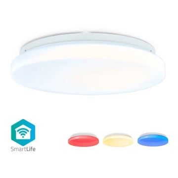 LED RGBW Димируем плафон SmartLife LED/18W/230V 3000-6500K Wi-Fi