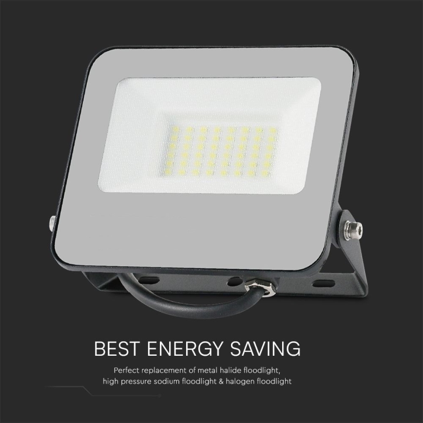 LED RGBW Димируем прожектор LED/30W/230V IP65 сив + дистанционно управление