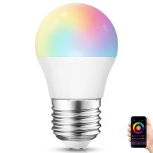 LED RGBW Димируема крушка G45 E27/6,5W/230V 2700-6500K Wi-Fi - Aigostar