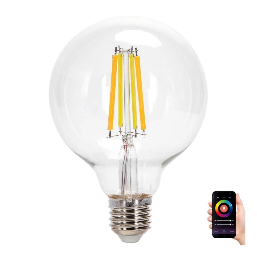 LED RGBW Крушка FILAMENT G95 E27/4,9W/230V 2700K - Aigostar