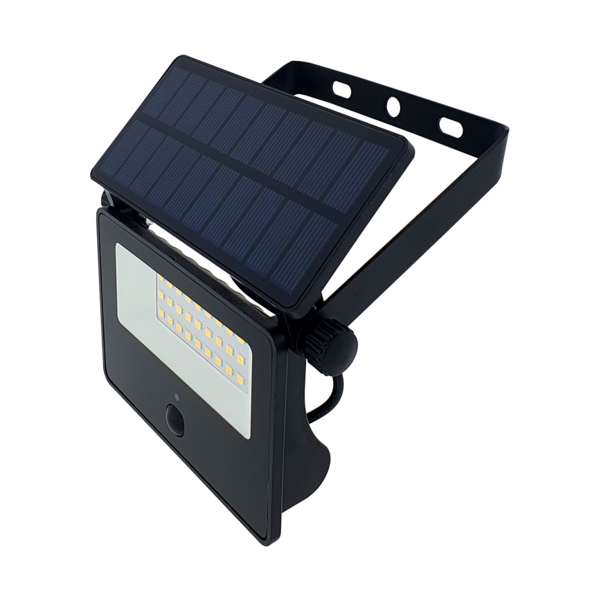 LED Solar екстериорен прожектор със сензор LED/5W/3,7V 4200K IP44