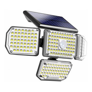 LED Соларен аплик със сензор LED/5W/5,5V IP65