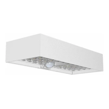 LED Соларен аплик със сензор LED/6W/3,7V IP65 4000K бял