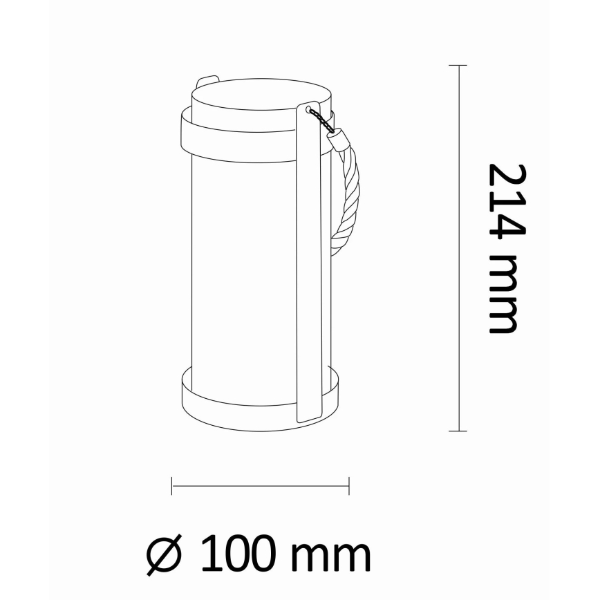 LED Соларна лампа ASKOY LED/1,2V IP44