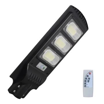 LED Соларна улична лампа със сензор STREET LED/10W/3,2V IP65 + дистанционно управление