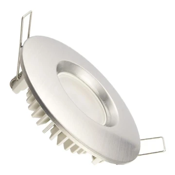 LED Таванна лампа за баня LED / 7W / 230V 4000K сребърна IP44