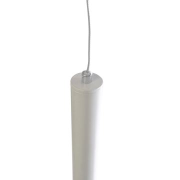 LED Висящ полилей ALBA 1xLED/5W/230V бял