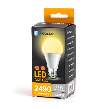 LED Крушка A60 E27/24W/230V 3000K - Aigostar