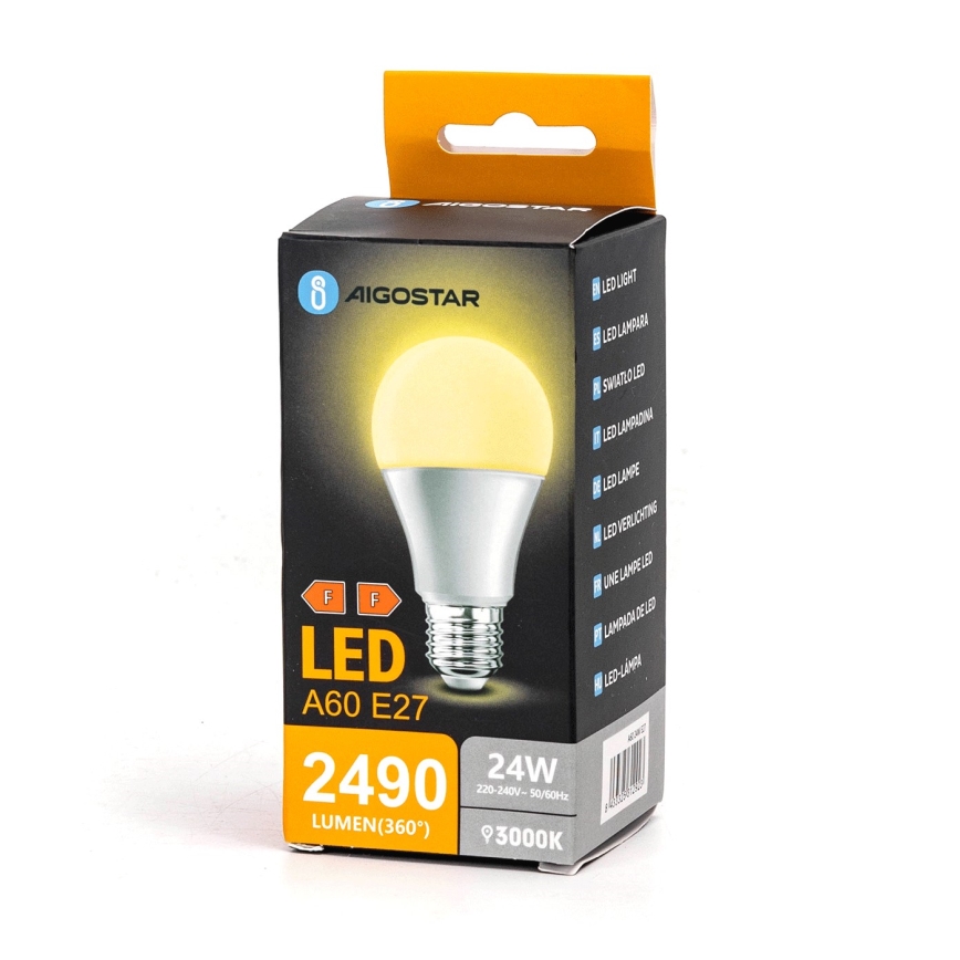 LED Крушка A60 E27/24W/230V 3000K - Aigostar