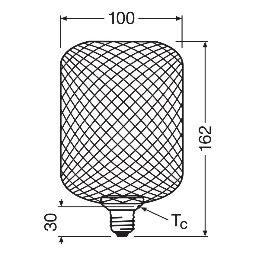 LED Крушка DECOR FLAT E27/3,5W/230V 2700K златист - Osram