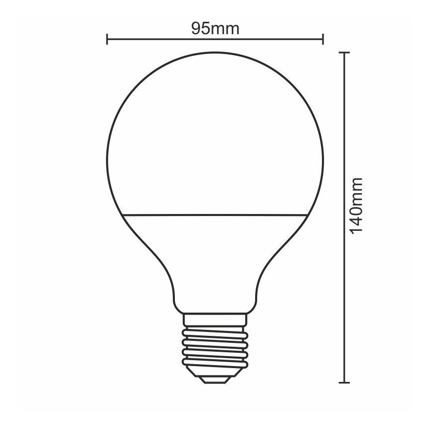 LED Крушка E27/18W/165-265V 3000K