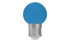 LED крушка E27/1W/230V синя 5500-6500K