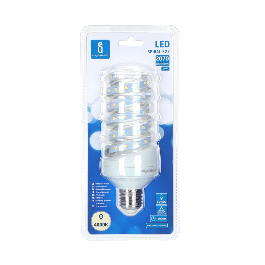 LED Крушка E27/20W/230V 4000K - Aigostar