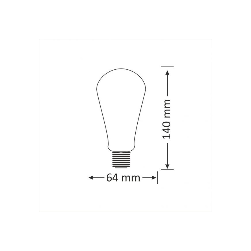 LED Крушка E27/4W/230V 2000K