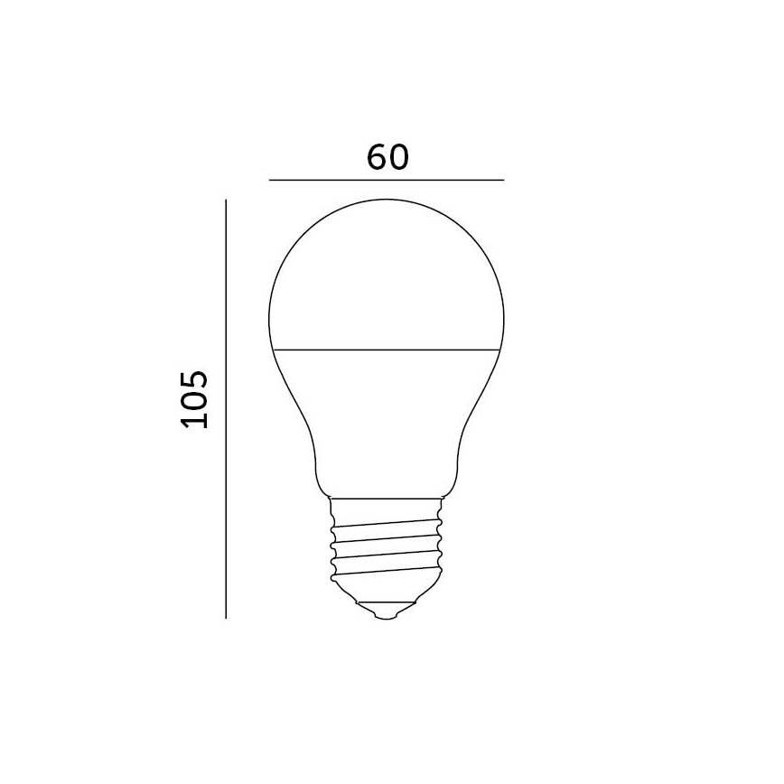 LED Крушка E27/8,5W/230V 4000K