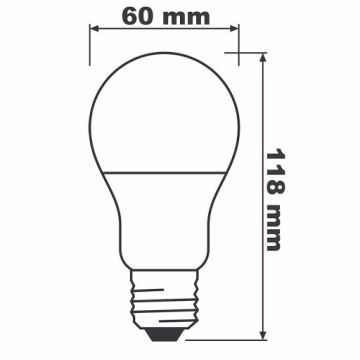 LED Крушка ECO E27/13W/230V 2700K 1521lm