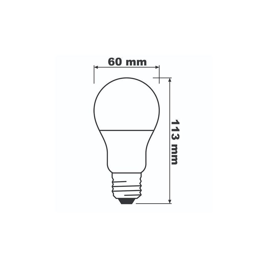 LED Крушка ECO E27/8,5W/230V 4000K 806lm