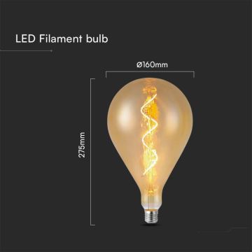 LED Крушка FILAMENT A160 E27/4W/230V 2700K