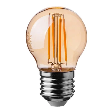 LED Крушка FILAMENT AMBER G45 E27/4W/230V 2200K